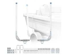 Koduva Valties priekabos kreiptuvai VEVOR XC2178, 2 vnt., plienas/PVC, 775/1205 mm