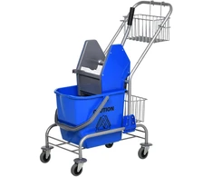 Koduva Valymo kibiras su gręžimo presu, mėlynas, plastikas/metalas, 26 l, 73 x 45 x 95 cm