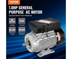 Koduva VEVOR 0,75 kW elektrinis variklis 1400 aps./min, AC 220–240 V, 5,45 A, 80, B34, vienfazis