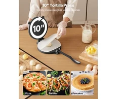 Koduva VEVOR 10 colių ketaus tortilijų spaudyklė ir roti gamintuvas