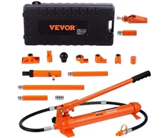 VEVOR 10 tonų porta power rinkinys, hidraulinis cilindras su siurbliu, 1,4 m žarna, su dėže