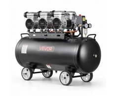 Koduva VEVOR 100 l oro kompresorius, 3 kW, be alyvos, 198 l/min, 8 bar