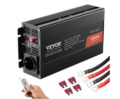 Koduva VEVOR 1000 W sinusinis keitiklis, DC 12V į AC 230V, SGPE-1000W