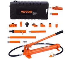 VEVOR 12 tonų hidraulinis porta power rinkinys su siurbliu ir 1,4 m alyvos žarna