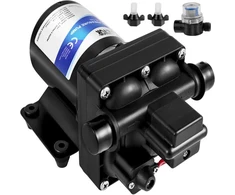 Koduva VEVOR 12 V geriamojo vandens siurblys, 11 l/min (3 GPM), 3.8 bar, 31 x 15 x 13 cm