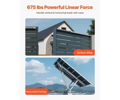 VEVOR 12 V linijinis aktuatorius, 1016 mm eiga, IP65, 3000 N, 5 mm/s, su tvirtinimo laikikliu