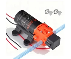 Koduva VEVOR 12 V vandens slėgio siurblys, 1,2 GPM (4,5 l/min), 2 kamerų savaiminio įsiurbimo diafragminis, 80 PSI
