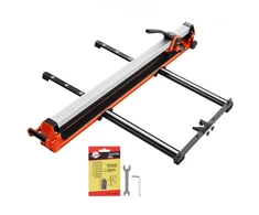 VEVOR 1200 mm rankinis plytelių pjaustytuvas su reguliuojančiu bėgiu ir slankia galvute