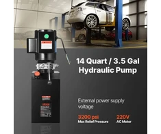 Koduva VEVOR 14 l hidraulinis maitinimo blokas, vieno veikimo, 22 MPa, 6,3 l/min, 220–240 V