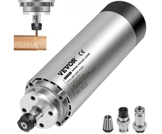 Koduva VEVOR 1,5 kW oru aušinamas CNC suklio variklis, 220–250 V, 8000–24000 aps./min., 65 x 205 mm