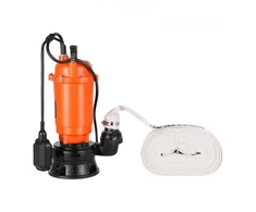 Koduva VEVOR 1500 W panardinamasis siurblys nešvariam vandeniui, 22800 l/h, ketaus, su automatiniu plūdiniu jungikliu