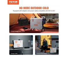 VEVOR 2 kW dyzelinis šildytuvas, 12V/24V, ZM2003