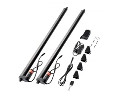 VEVOR 2 vnt. 12V linijinių pavarų rinkinys, 760 mm, 9 mm/s, 1000 N, IP54
