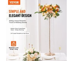 Koduva VEVOR 2 vnt. vestuvinių gėlių stovų rinkinys, 90 cm, prancūziško aukso