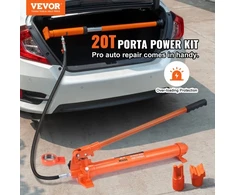 VEVOR 20 t porta power komplektas, nešiojamas hidraulinis domkratas su 1,4 m alyvos žarna