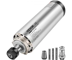 Koduva VEVOR 2,2 kW oru aušinamas CNC veleno variklis ER20, 80 x 215 mm, 0-24000 aps./min