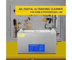 VEVOR 22 l ultragarsinis valiklis, nerūdijantis plienas, 480 W, 500 x 300 x 150 mm