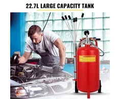VEVOR 22,7 l alyvos siurblys, nešiojamas pneumatiniam naudotų alyvų ištraukimui iš garažo