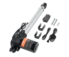 VEVOR 24 V linijinio pavaros rinkinys, 25,4 cm eiga, 2,5 cm/s, 99,8kg/1000 N, IP44