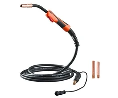 Koduva VEVOR 250 A MIG suvirinimo degiklis, 15 pėdų kabelis, suderinamas su Lincoln Power MIG 200/215/216/255 ir Wire-Matic 255