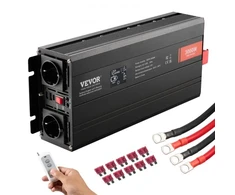 Koduva VEVOR 3000 W keitiklis, grynos sinusoidės, DC 12 V į AC 230 V