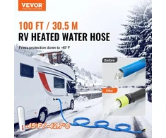 VEVOR 30,5 m šildoma vandens žarna RV, -45 °F antifrizinė geriamojo vandens žarna