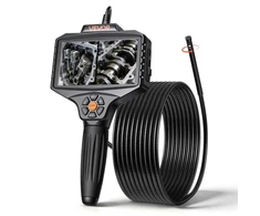 Koduva VEVOR 360° motorizuotas sukimosi endoskopas, dvigubos kameros boreskopinė kamera su šviesa, 5" HD IPS, 8 mm, 5 m