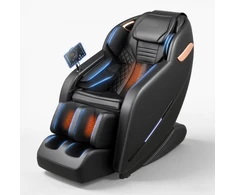 Sofa VEVOR 3D nulinės gravitacijos masažinė kėdė su prailginama pakoja, automatinėmis programomis, oro pagalvėmis, juosmens ir kojų šildymu