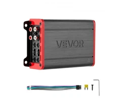 Koduva VEVOR 4 kanalų tiltuojamas automobilinis garso stiprintuvas, Class D, iki 4 x 120 W prie 4 Ω / 4 x 200 W prie 2 Ω