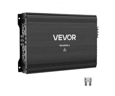 Koduva VEVOR 4 kanalų tiltuojamas automobilinis garso stiprintuvas, Class AB, iki 4 x 250 W prie 4 Ω / 4 x 500 W prie 2 Ω