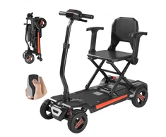 VEVOR 4 ratų elektrinis mobilumo skuteris su automatiniu sulankstymu, nuotoliniu valdymu, NFC raktais, 120 kg