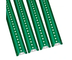 VEVOR 6 ft U-formos ženklo stulpas, 4 vnt., žalias, plieno