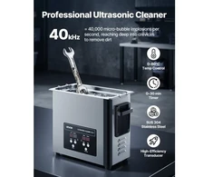VEVOR 6 l ultragarsinis valytuvas, nerūdijantis plienas, 120 W, TH-30ATP