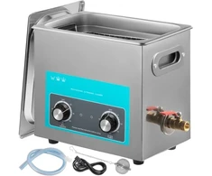 VEVOR 6.5L ultragarsinė valymo mašina, nerūdijančio plieno, 220 V