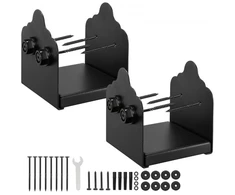 Koduva VEVOR 6x6 stulpo pagrindas, 2 vnt., 150 x 141 mm, juodas