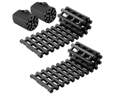 VEVOR 7 t traukos lentos, TPR, trumpi, juodi