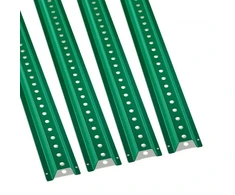 VEVOR 8 ft U-channel sign post, 4 vnt., žalias, plieno