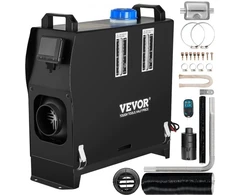Koduva VEVOR 8 kW dyzelinis oro šildytuvas, 12 V, juodas LCD jungiklis