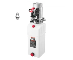 Koduva VEVOR 8 l hidraulinis maitinimo blokas, vieno veikimo savivarčio siurblio komplektas, 12 V DC, 22 MPa, 3,4 l/min