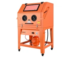 Koduva VEVOR 927 L smėliavimo spinta su slėginiu baku, ant ratų, 121 l medžiagos bunkeriu ir 1200 W dulkių surinkėju