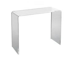 Koduva VEVOR akrilinis konsolinis stalas, skaidrus, 964 x 381 x 740 mm