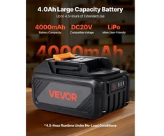 Koduva VEVOR akumuliatoriaus ir įkroviklio rinkinys, 20V, 4000 mAh, BLD18A-4000