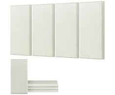 Koduva VEVOR akustinės plokštės, 4 vnt., 2 colių, 600 x 300 mm, smėlio spalvos