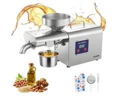 VEVOR Aliejaus spaudimo mašina 3,75 kg/h, 750 W, modelis 25-WK898B