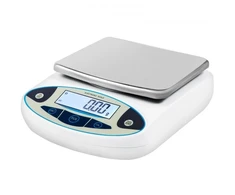 Koduva VEVOR analitinės svarstyklės, 5000 g x 0,01 g, LCD ekranas