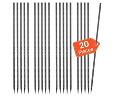 Koduva VEVOR armatūros kuoliukai, 609,6 mm, juodi, 20 vnt.