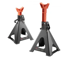 VEVOR Atramos domkratui, 6 t, 370–580 mm, su dvigubu fiksavimu, 1 pora, juoda ir oranžinė