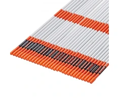 Koduva VEVOR atšvaitiniai įvažiavimo žymekliai, 122 cm, oranžiniai stiklo pluošto kuoliukai