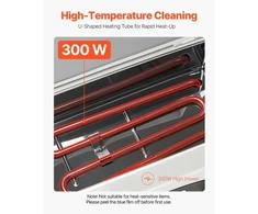 VEVOR Aukštos temperatūros įrankių valymo spinta KH-360T, 2 l, 300 W, 0–220 °C