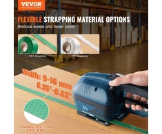 VEVOR Automatinis elektrinis juostavimo įrankis PP/PET juostoms 0,9–1,6 cm
